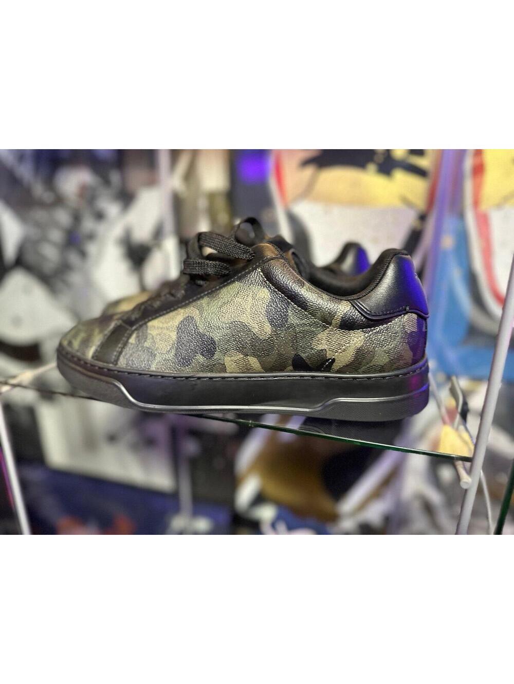 Coach High Line Sneaker In Signature Camo Print SIZE: 11 NEW - Picture 2 of 8